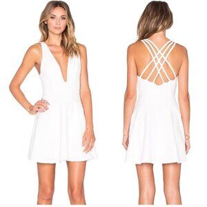 NWT NBD "Ride Or Die" Criss Cross Back Mini Dress